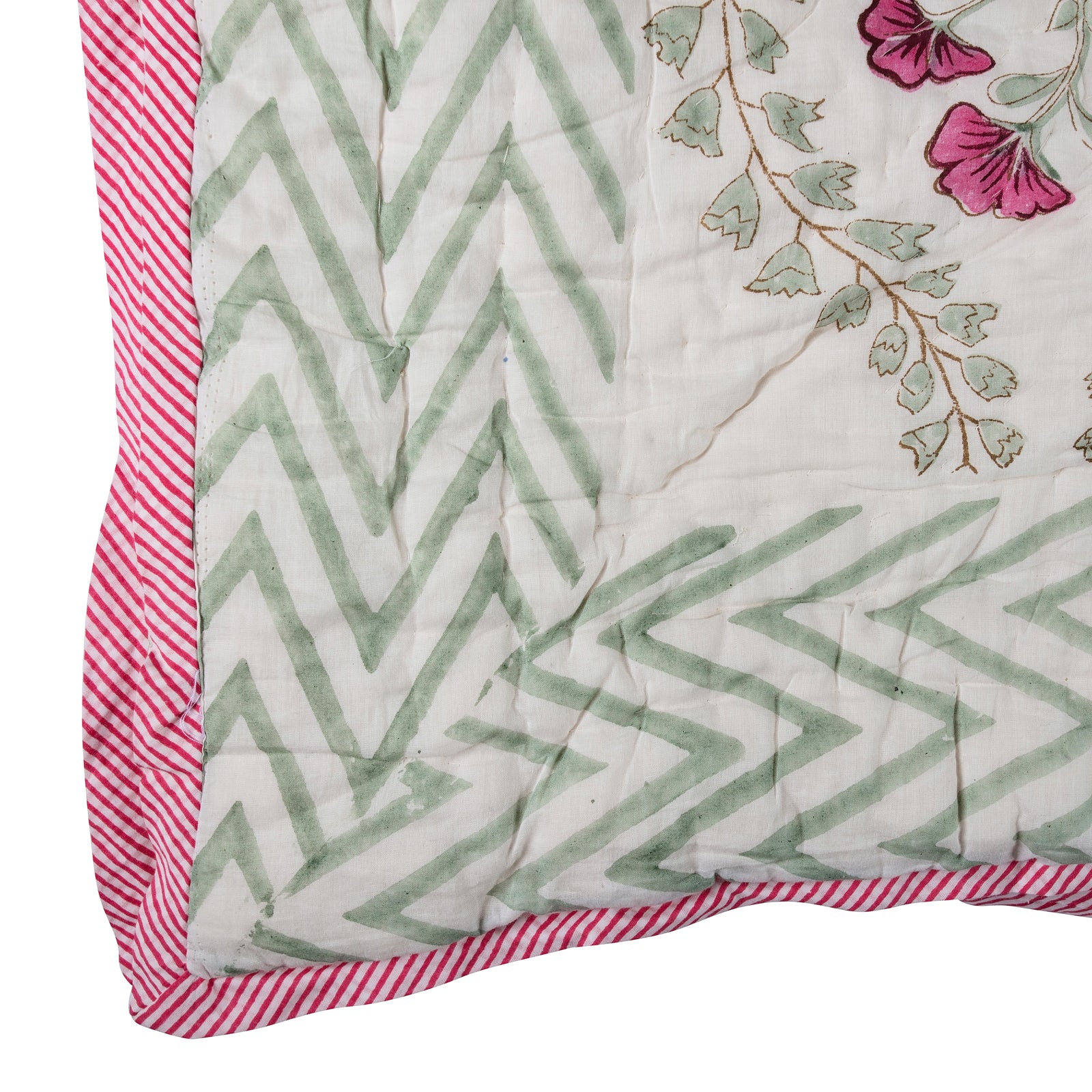 Hand Stitched Single Quilted Bedspread