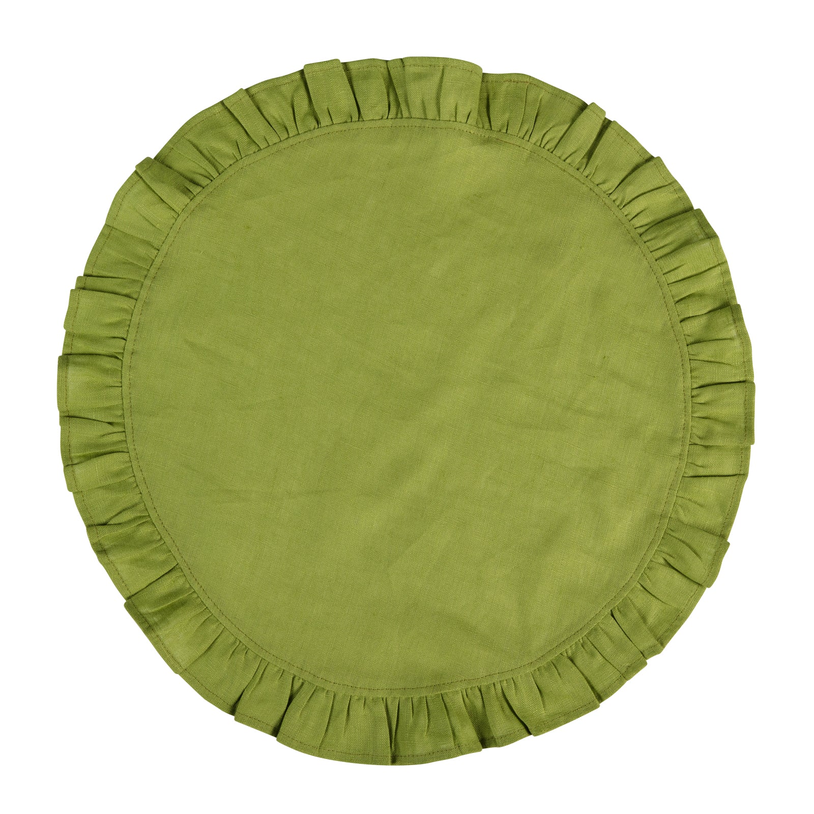 Ruffle Table Mat - Set of 2 - Peridot