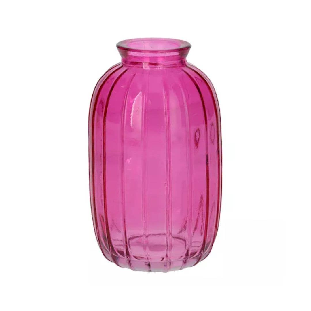 Glass Vase - Fuchsia