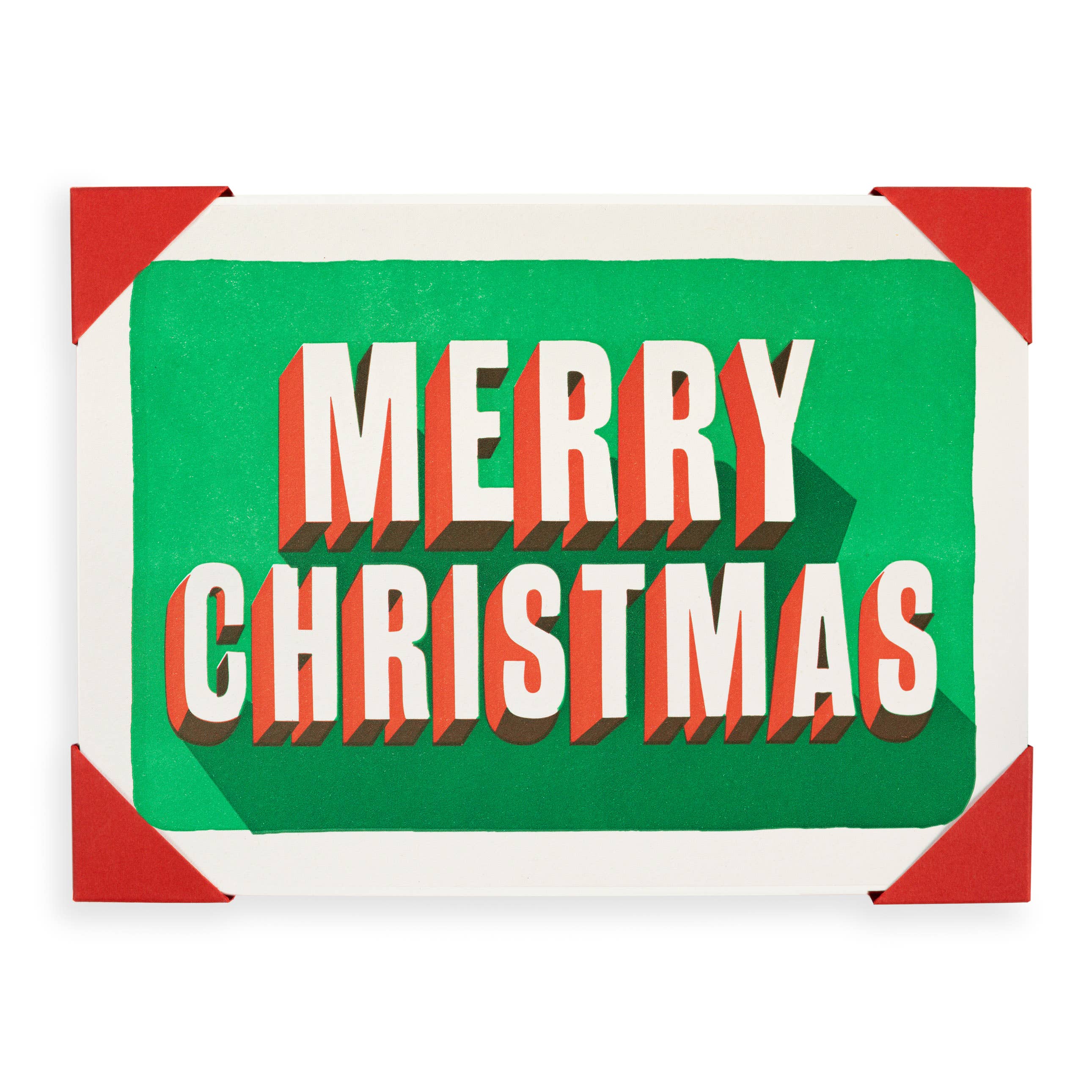 Merry Christmas | Notelet Christmas Card (5-Pack) 🎄
