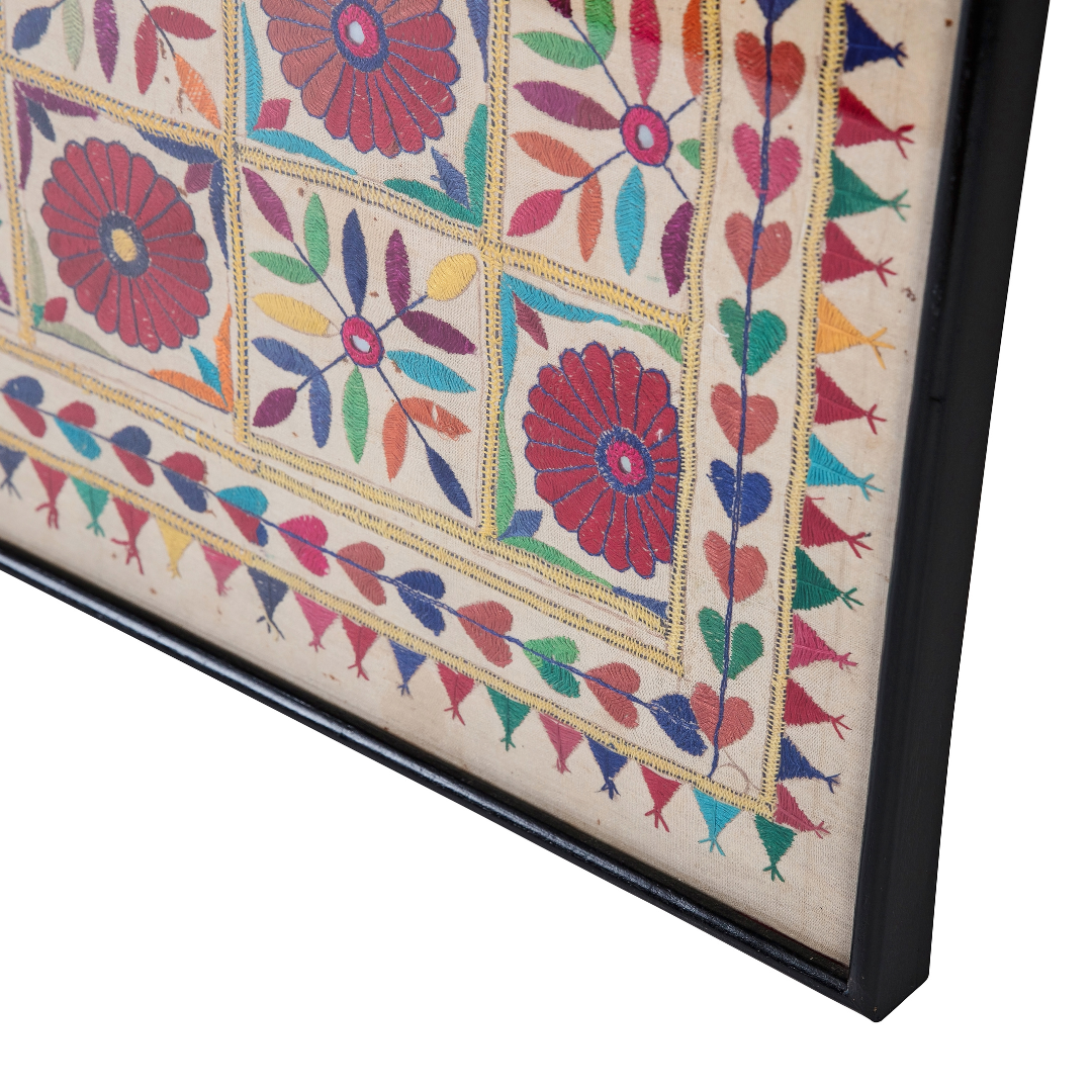 Amara | Antique Indian Framed Textile