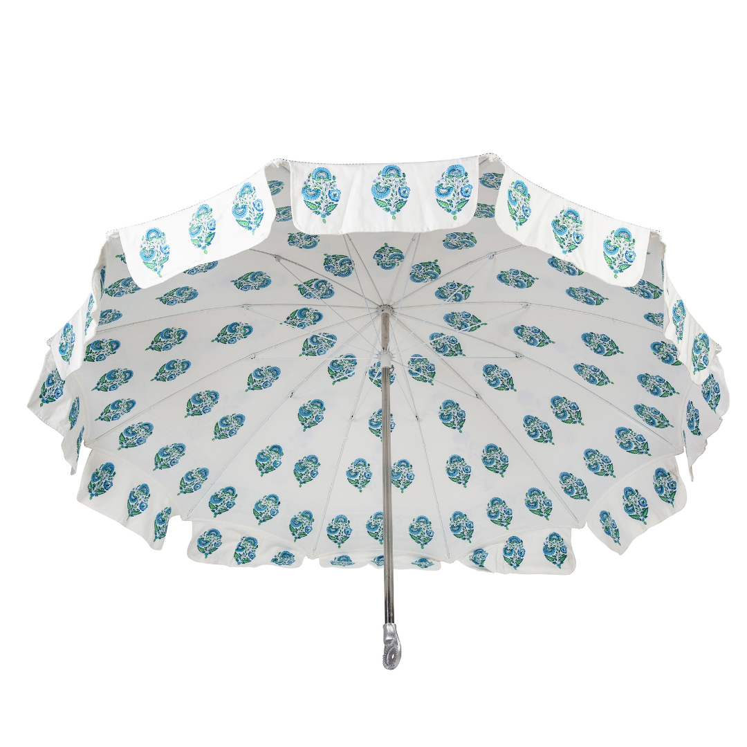 Azure Parasol | Blue & Green Flowers