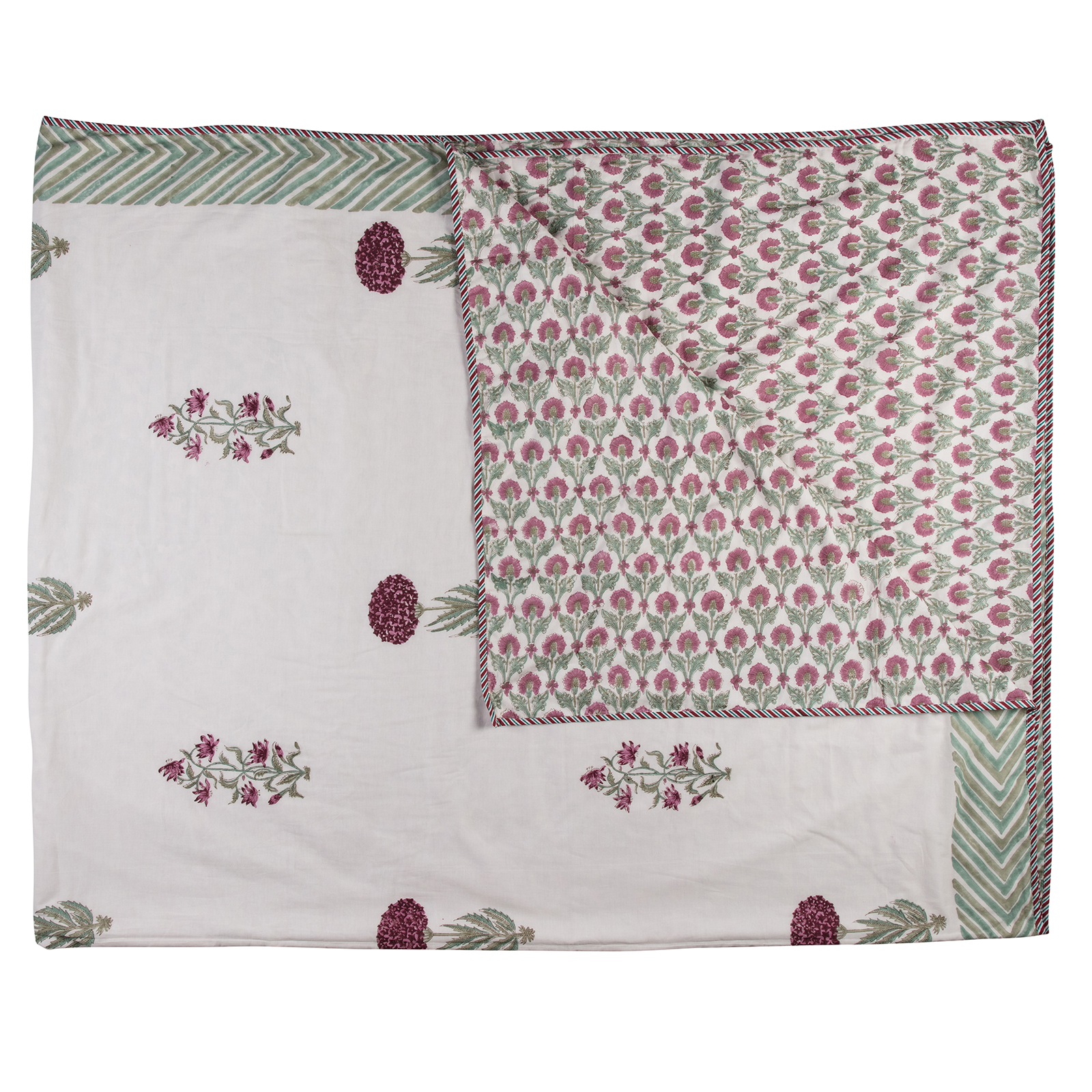 Berry Grove Bloom - Dohar Queen Size