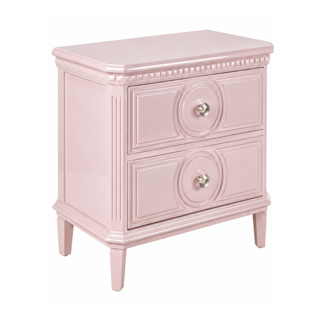 The Charlotte Chest of Drawers - Blush Pink