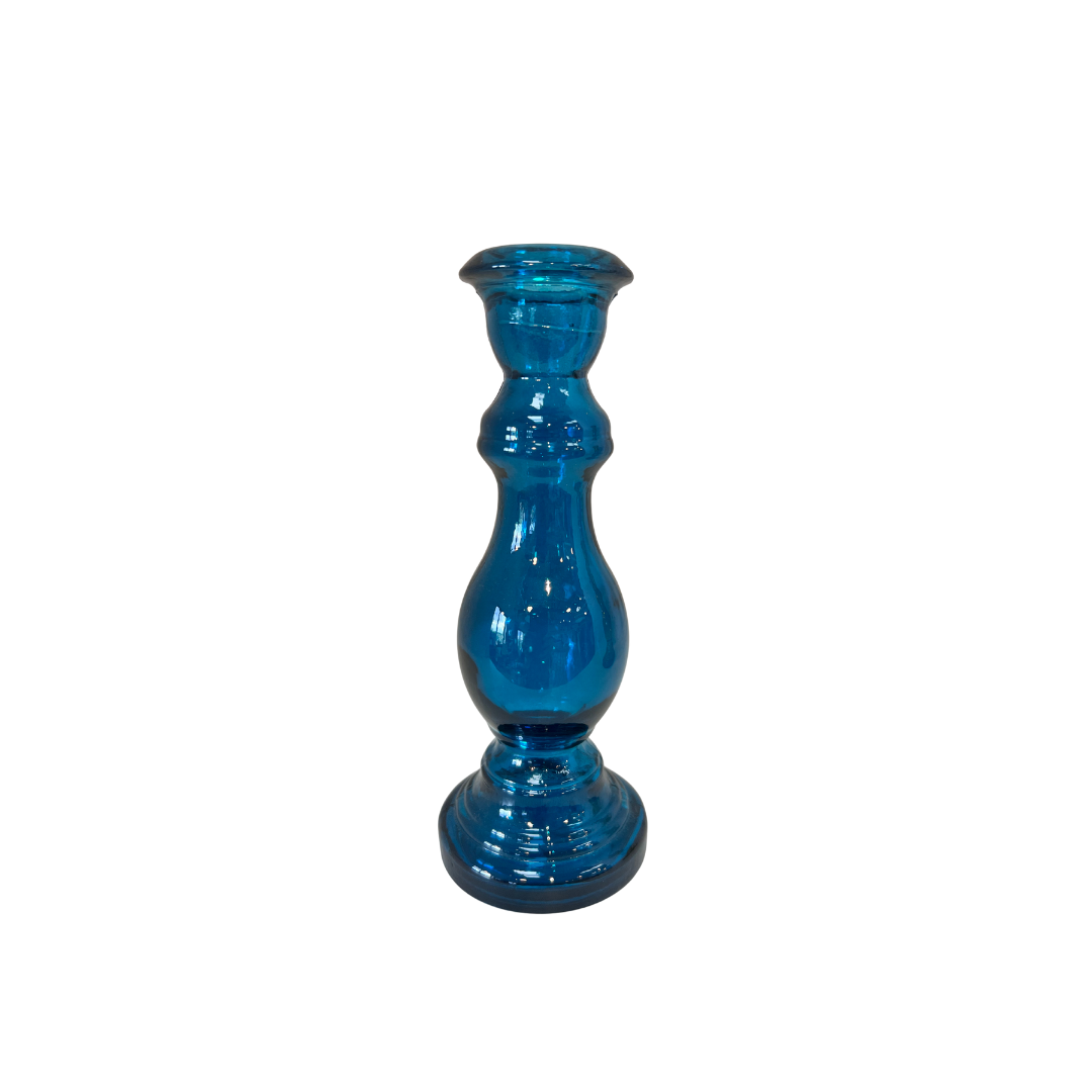 Glass Candlestick Collection - Various Colours