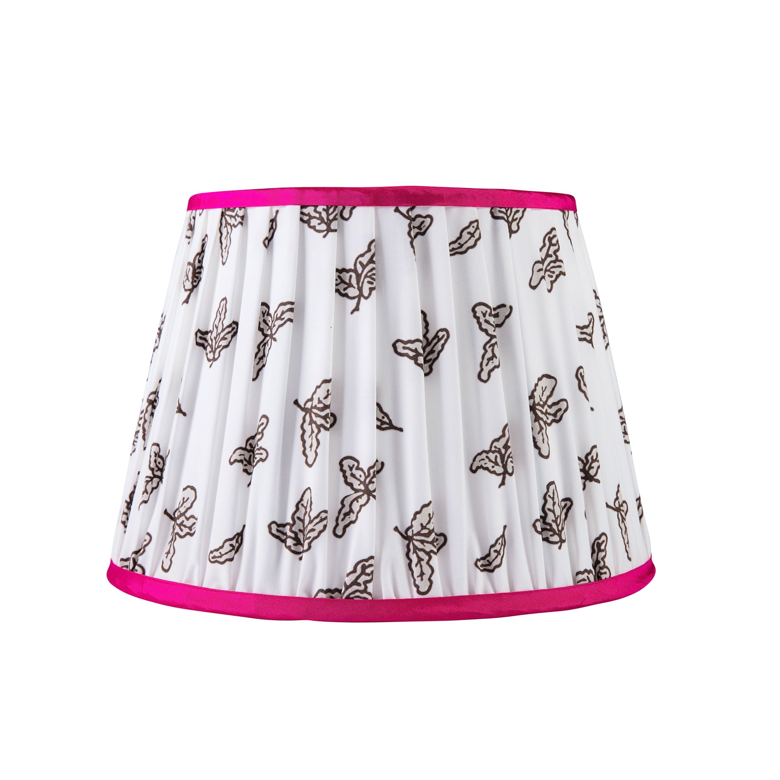 Oak Leaf Print Lampshade - Putty