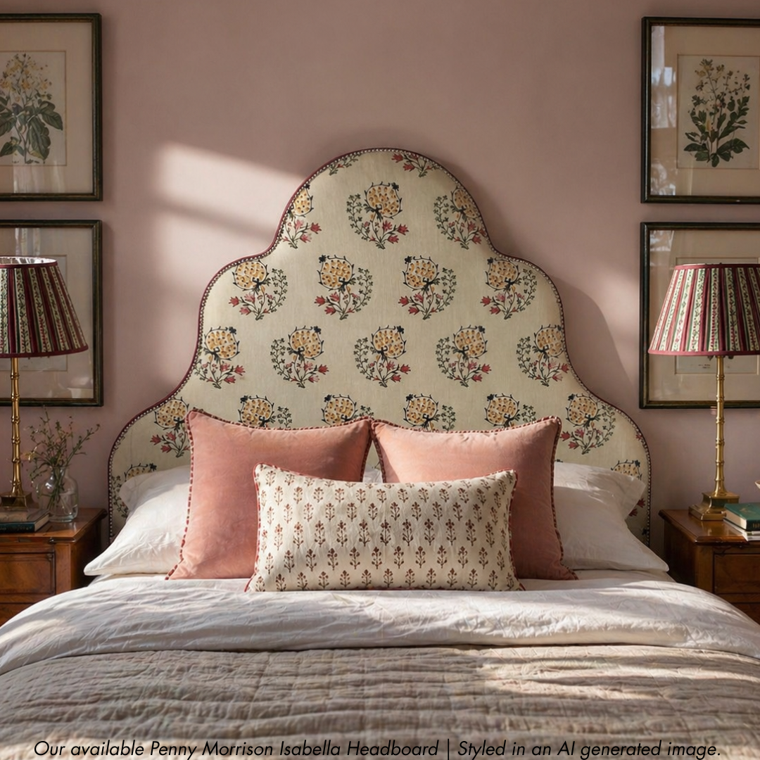 Emma Headboard | Penny Morrison Print | King Size