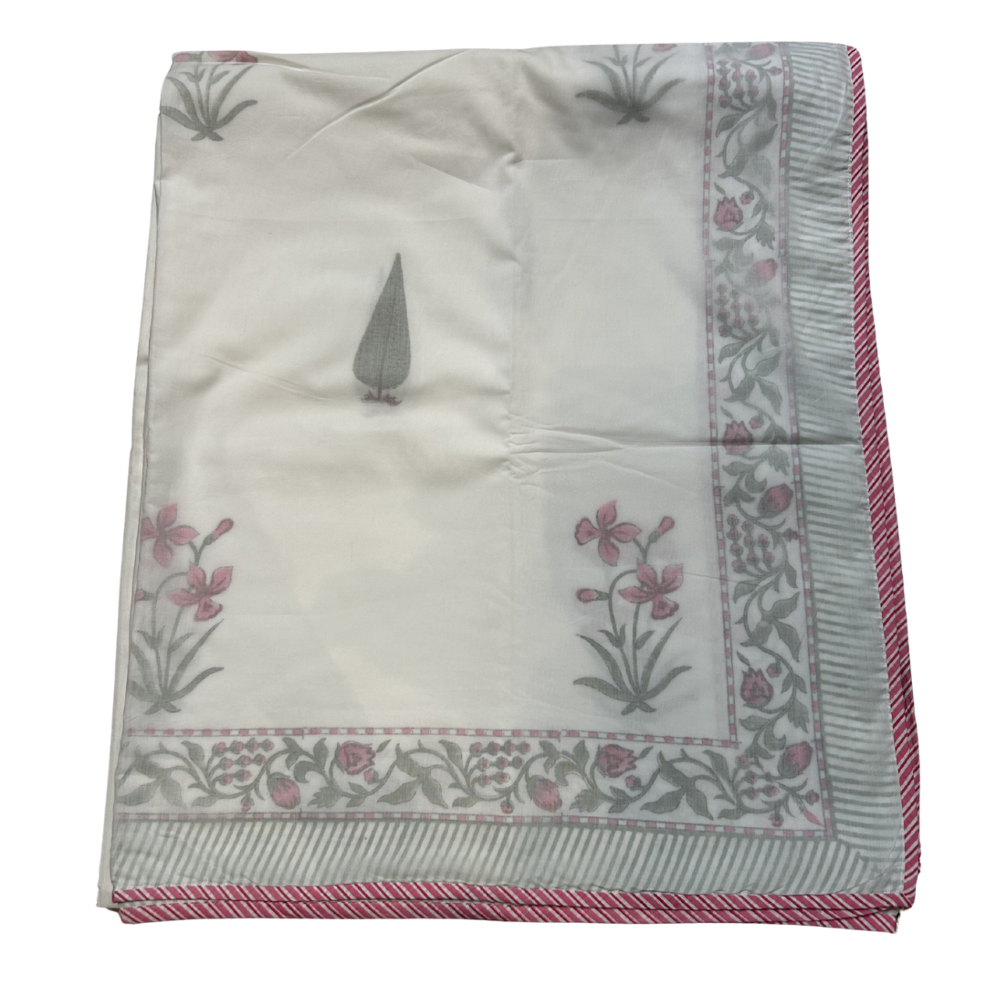 NEW IN | Pink Flowers Dohar - Double