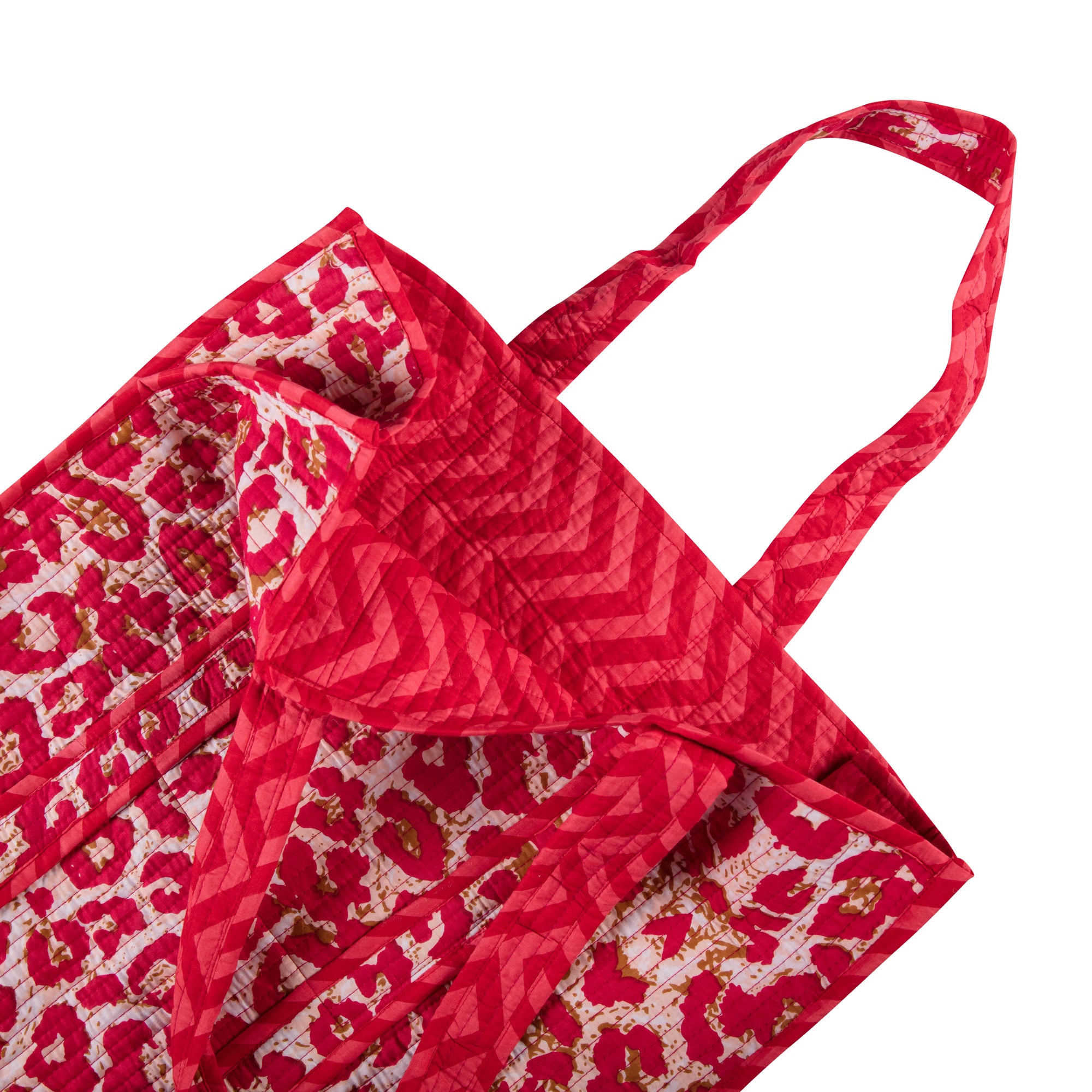 Quilted Bag - Red Poppy