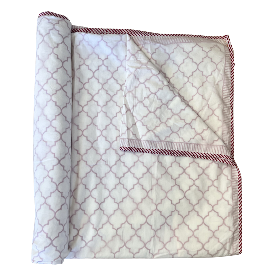 NEW IN | Dohar - Red Trellis - Double