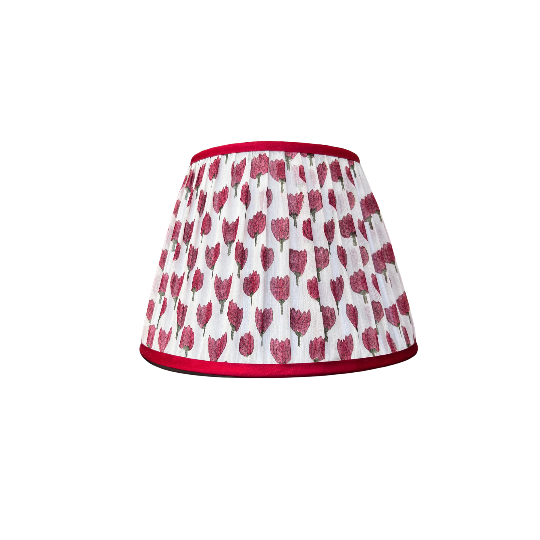 LIMITED EDITION 10"- red flower on white