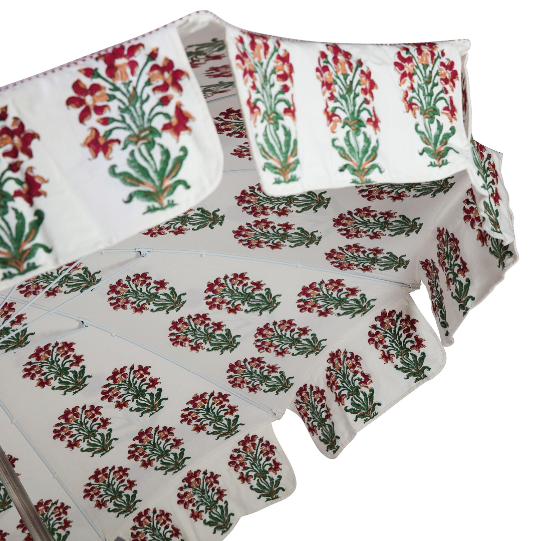 Wildflower Parasol | Crimson Florals