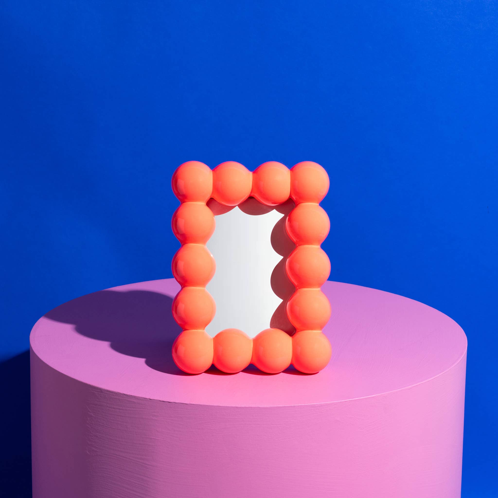 The Ritz - Bubble Frame - Hot Orange