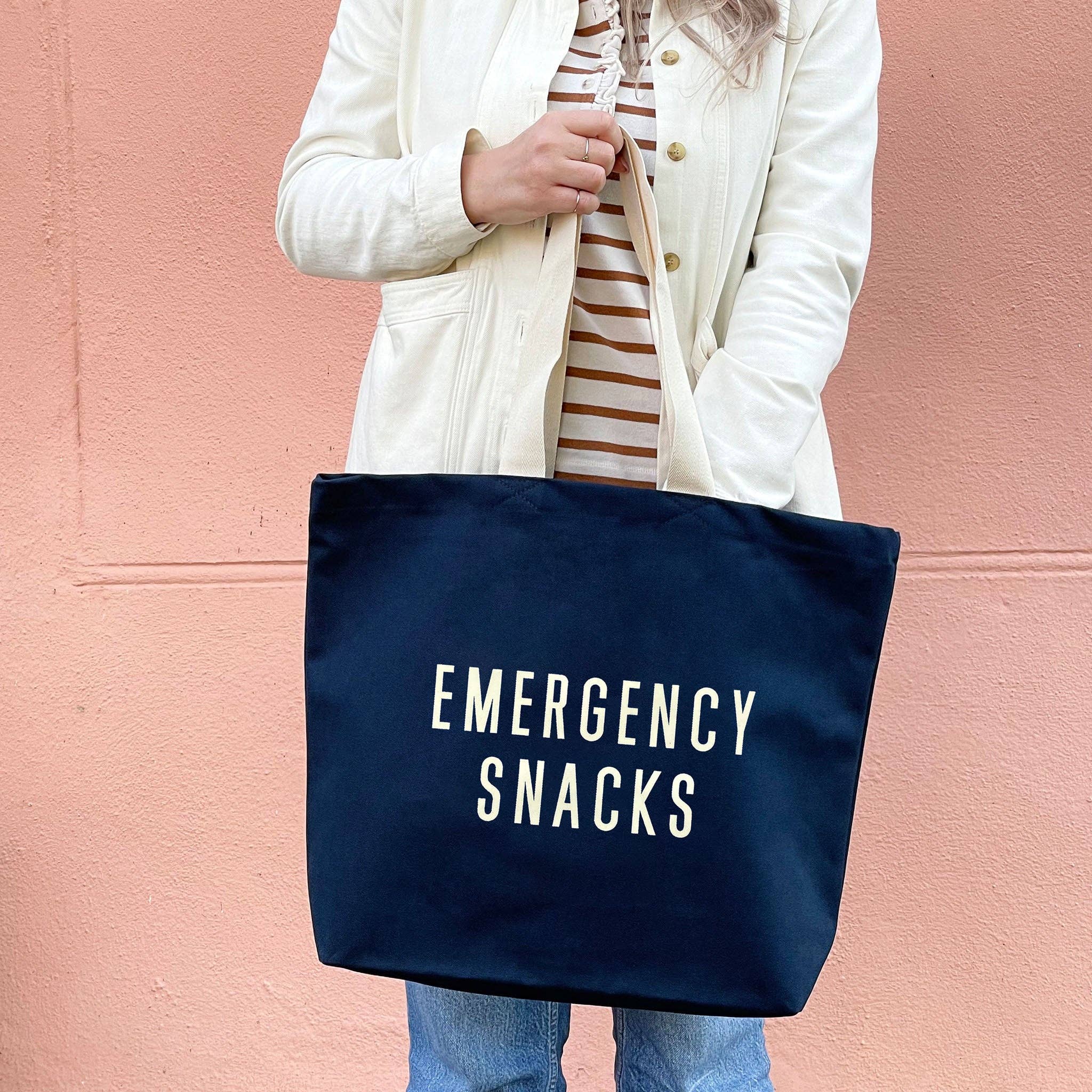 Emergency Snacks - Canvas Tote Bag
