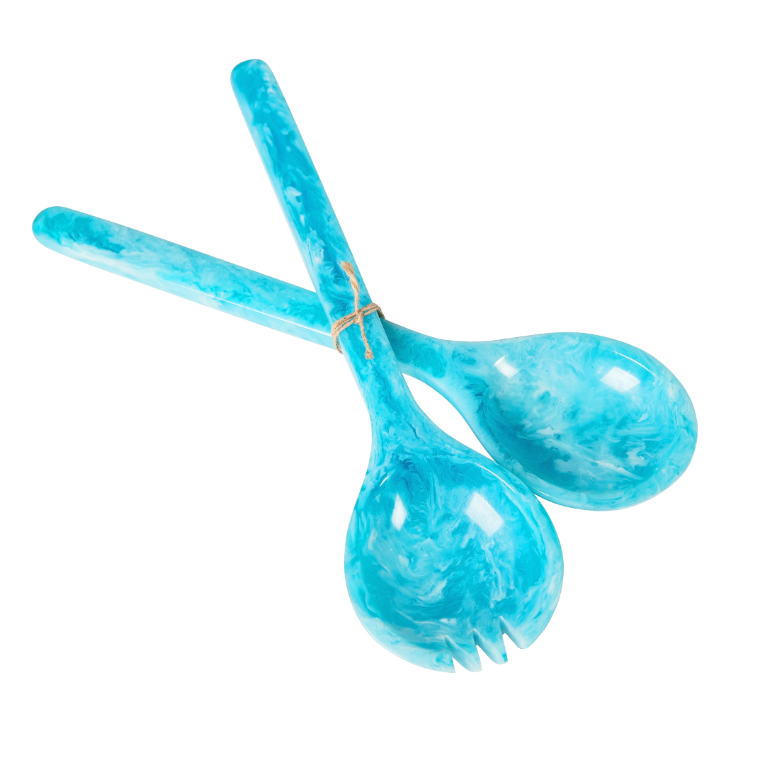 Blue | Resin Salad Servers