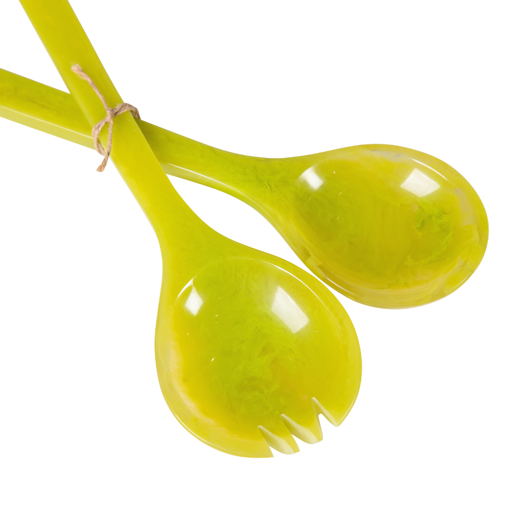 Green | Resin Salad Servers