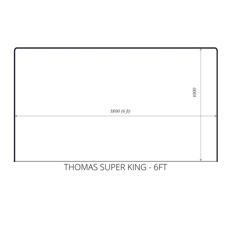 Thomas Headboard - Suzani Straight