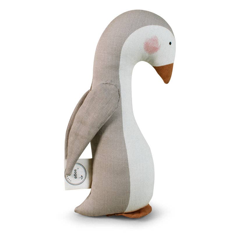 Saga Copenhagen - Baby Toy - Penguin - Dove : 4 pcs.