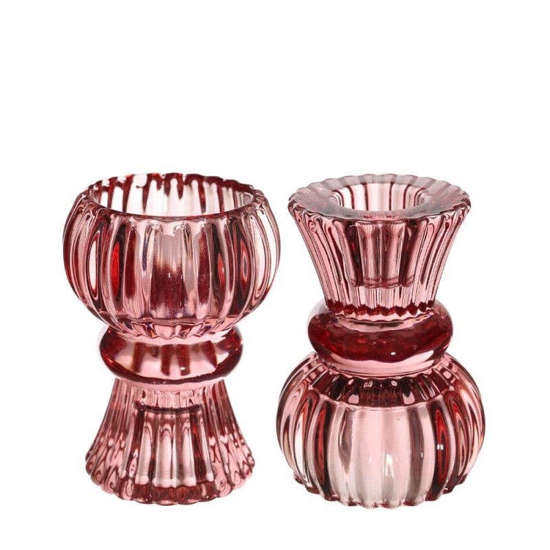 Candle Holder Nora Red