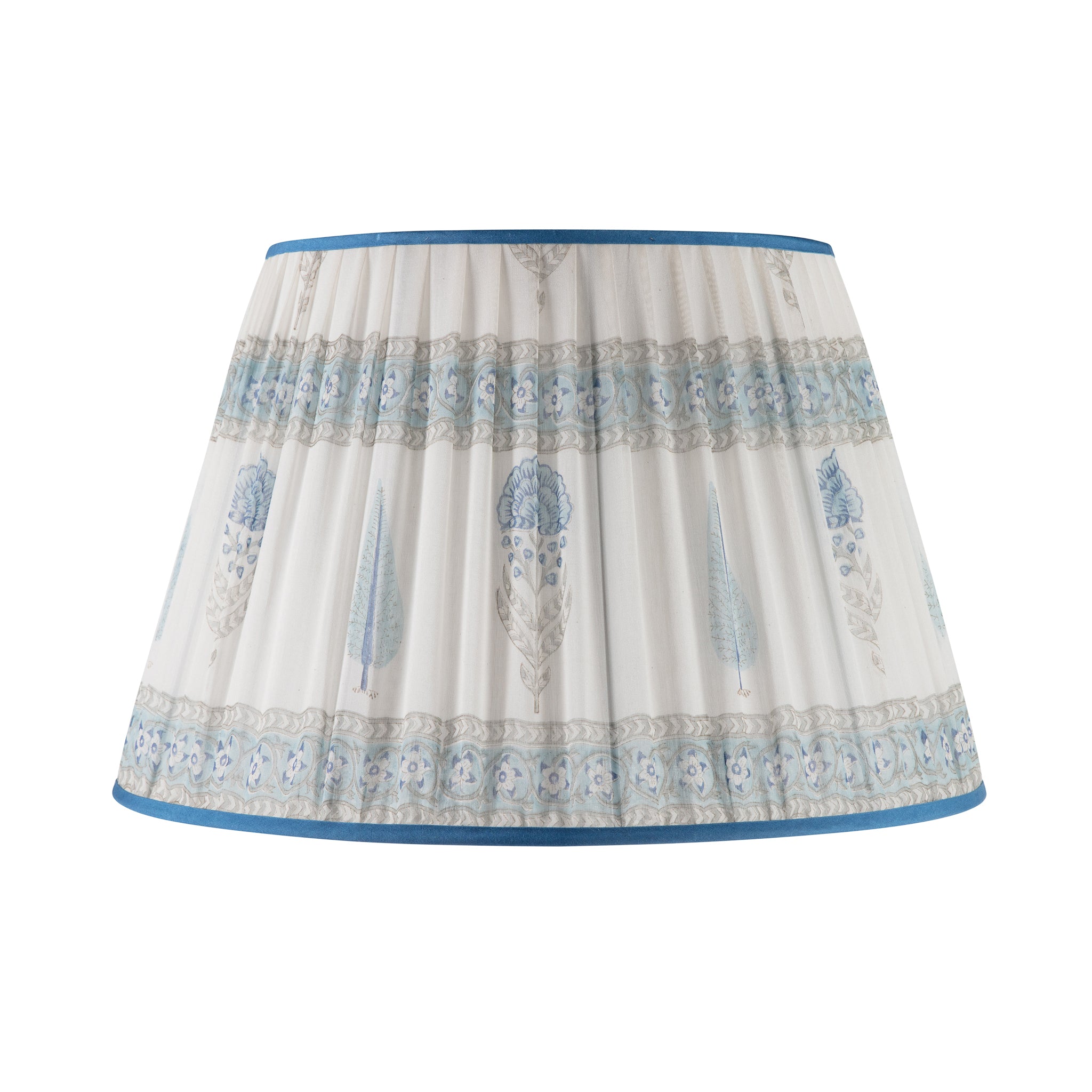 20" Limited Edition Shade with Blue Trees and Flowers