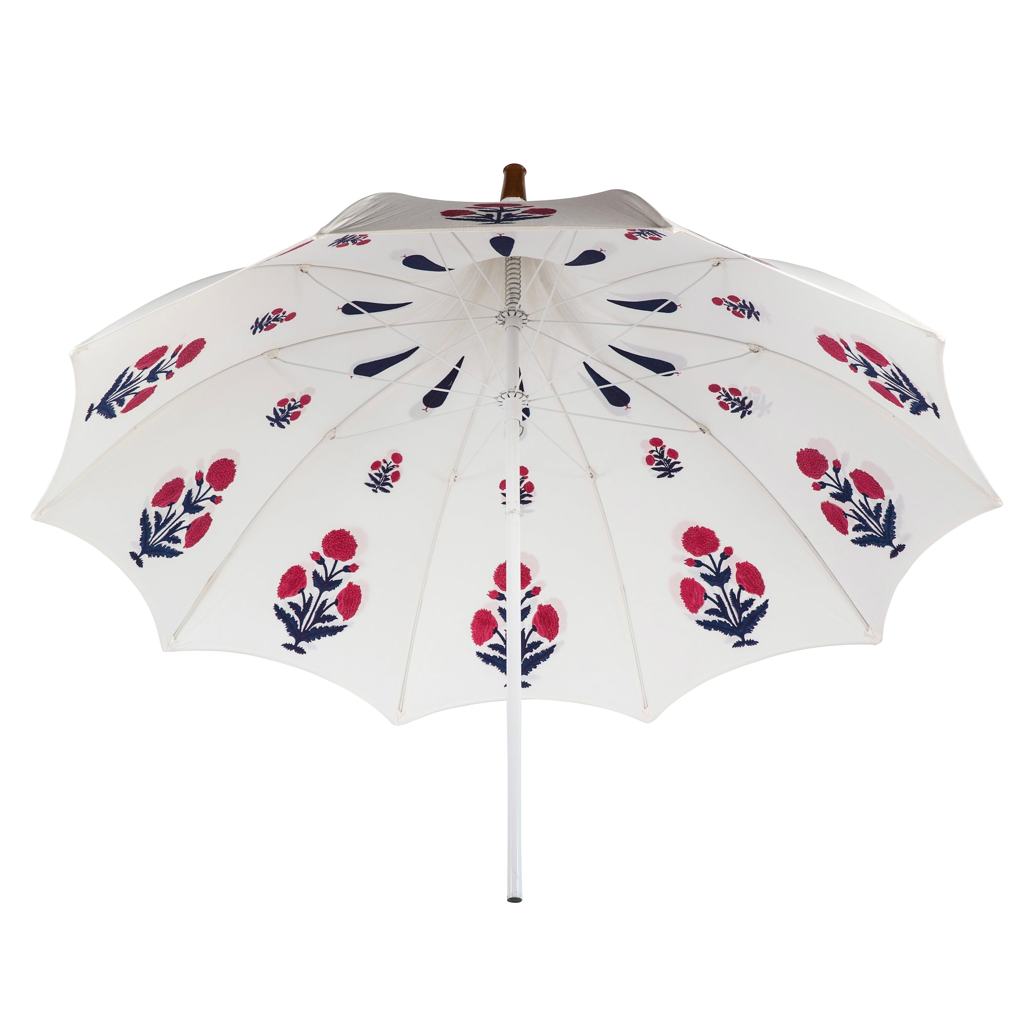 Fuchsia Dahlia Arched Parasol