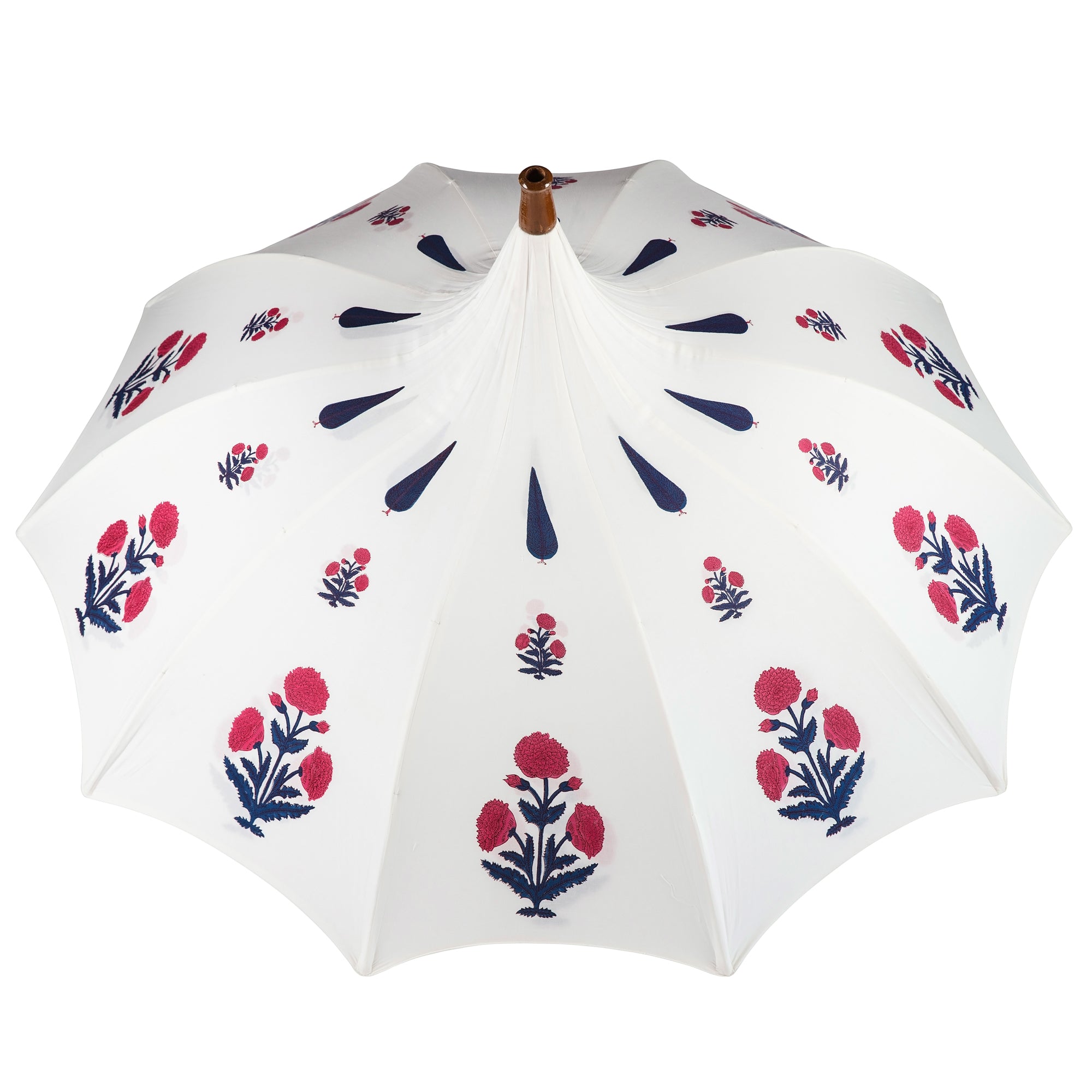Fuchsia Dahlia Arched Parasol