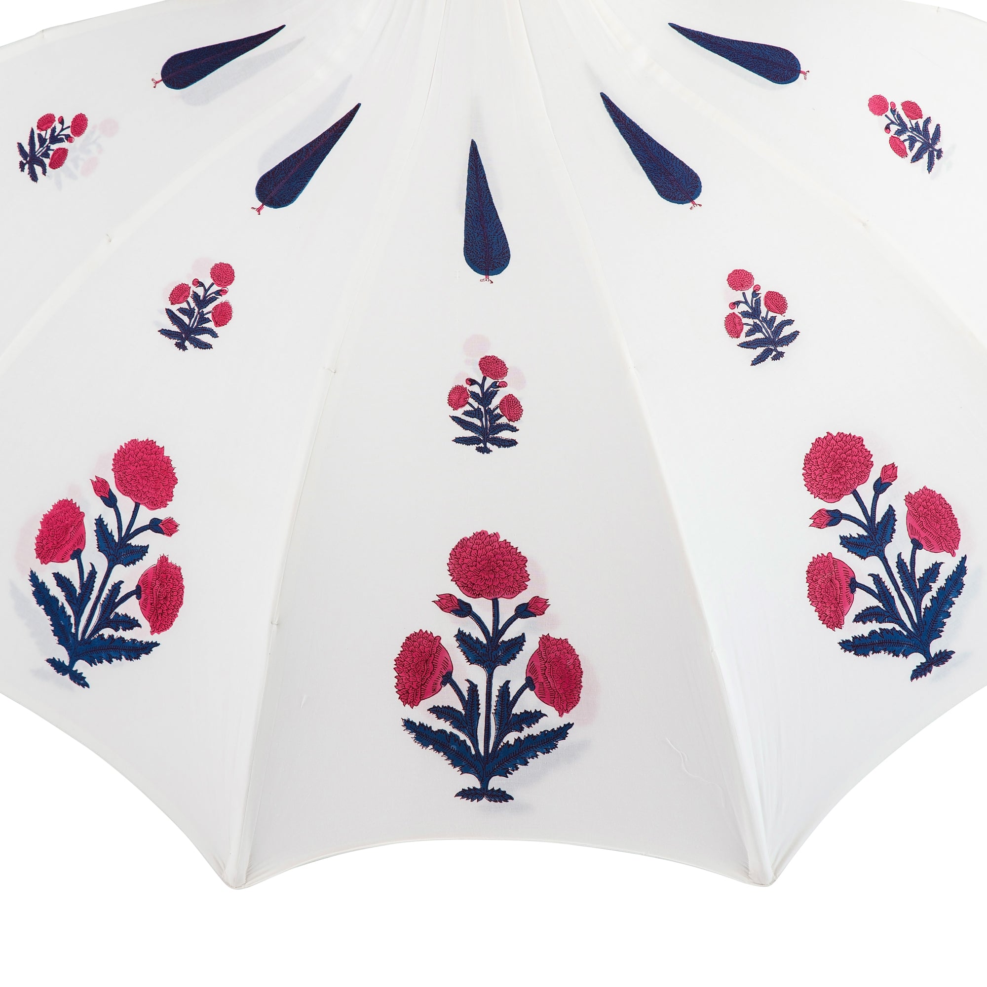 Fuchsia Dahlia Arched Parasol