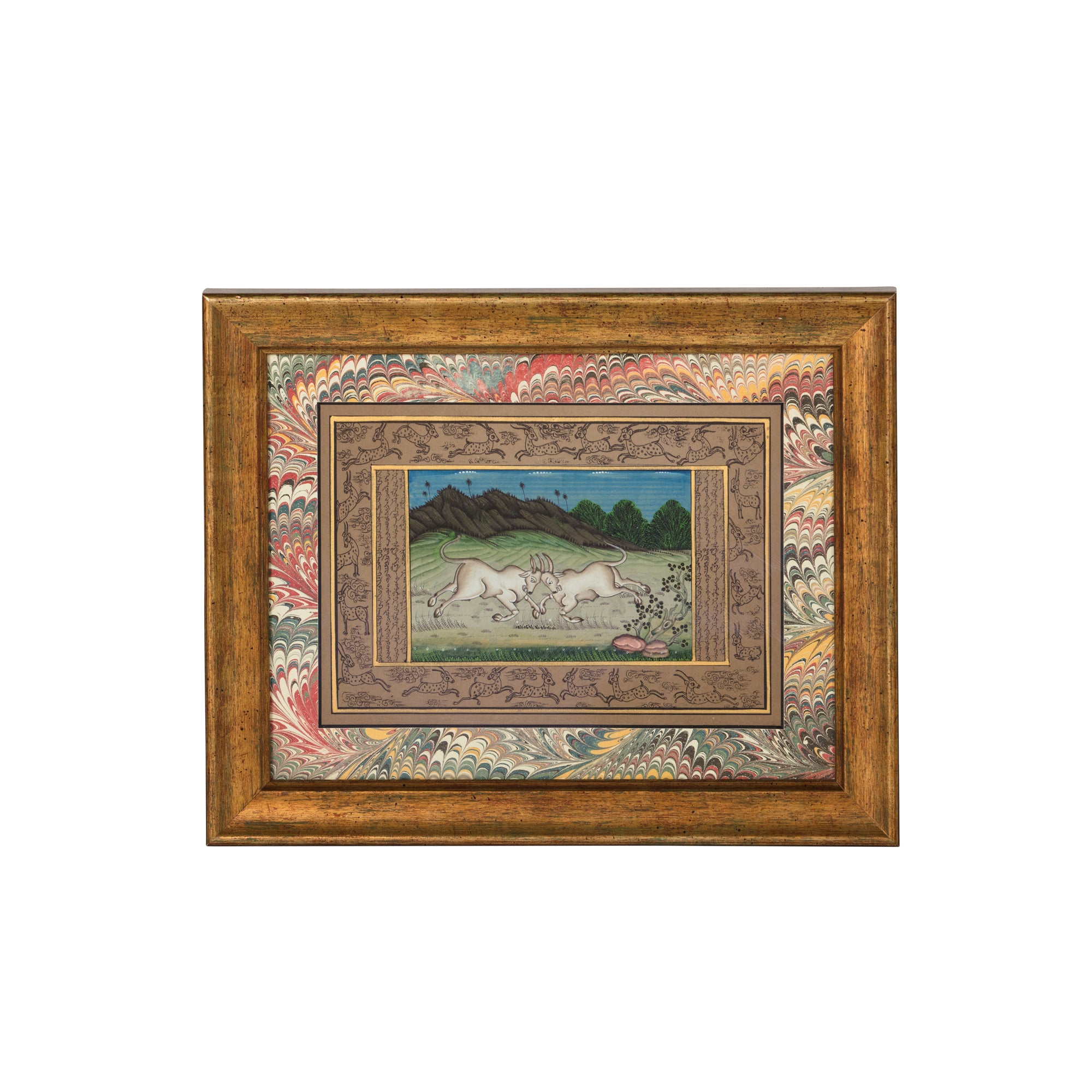"The Quiet Force" - Framed Miniature Painting