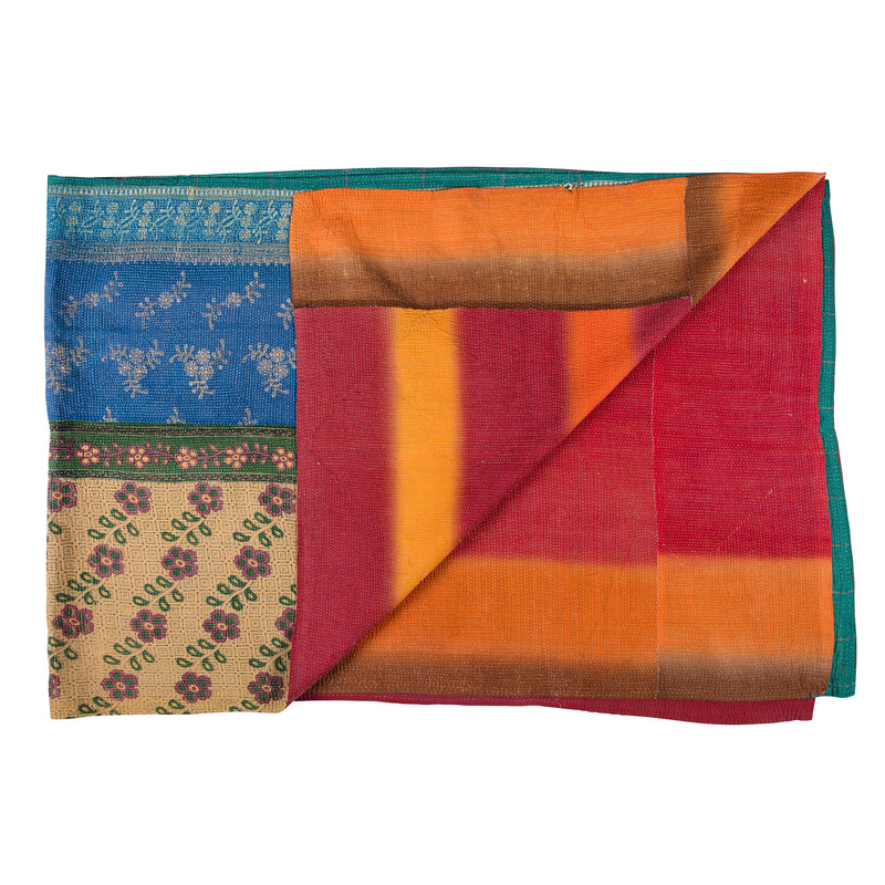 Antique Printed Kantha Patchwork - Standard