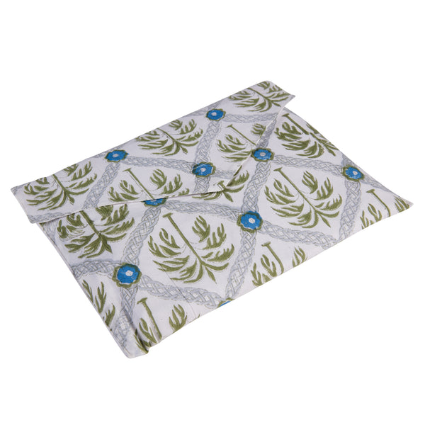 Cotton Pyjamas - Kelling Home Plant with Blue Flower