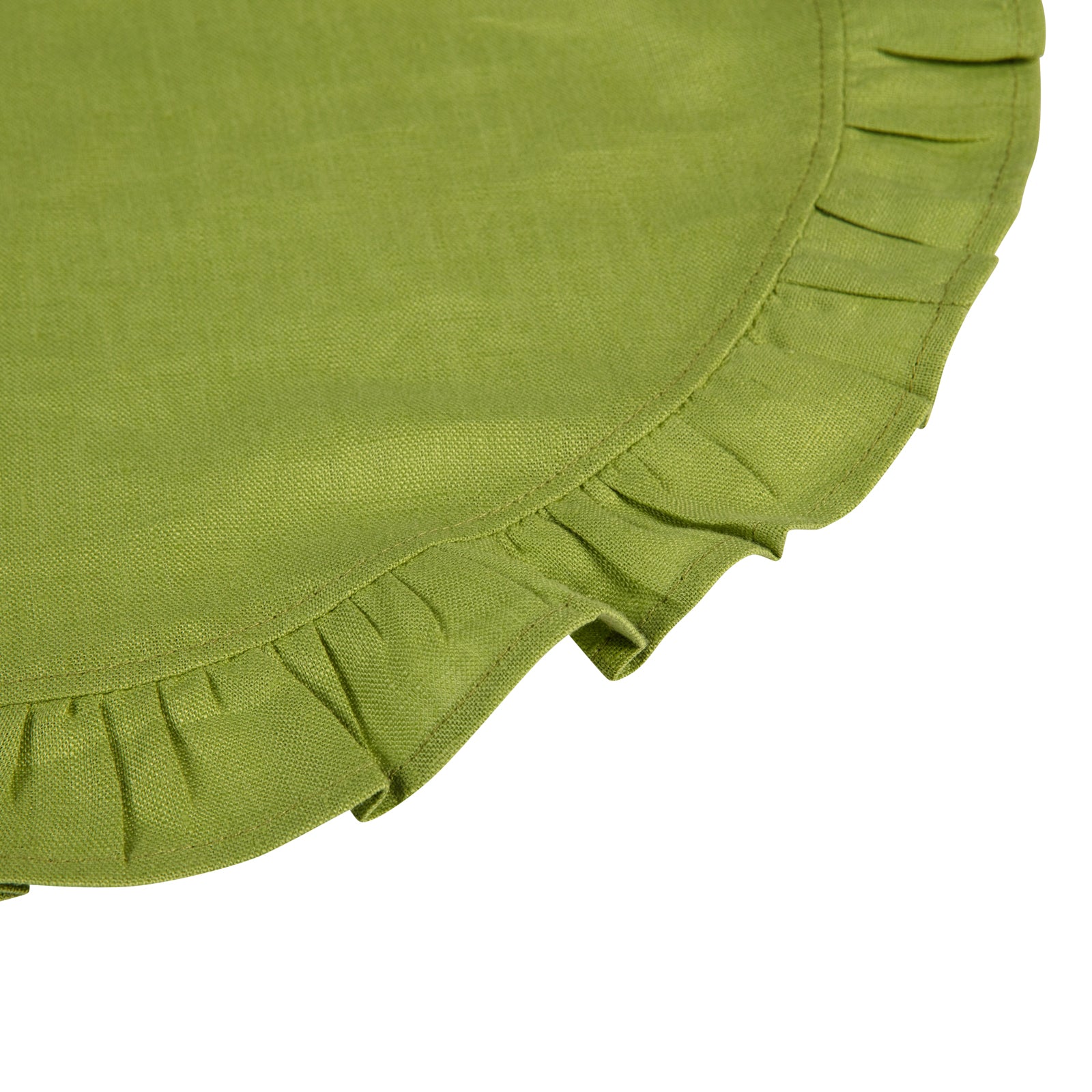 Ruffle Table Mat - Set of 2  - Peridot