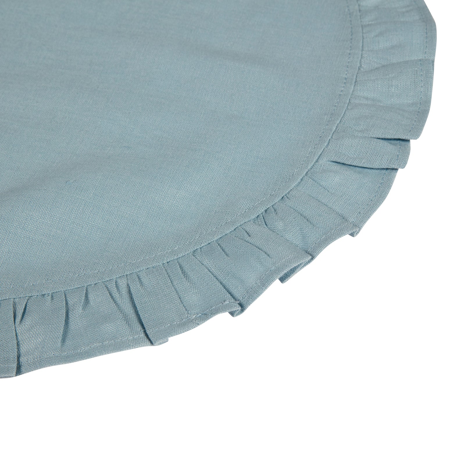 Ruffle Table Mat - Set of 2  - Sky Blue