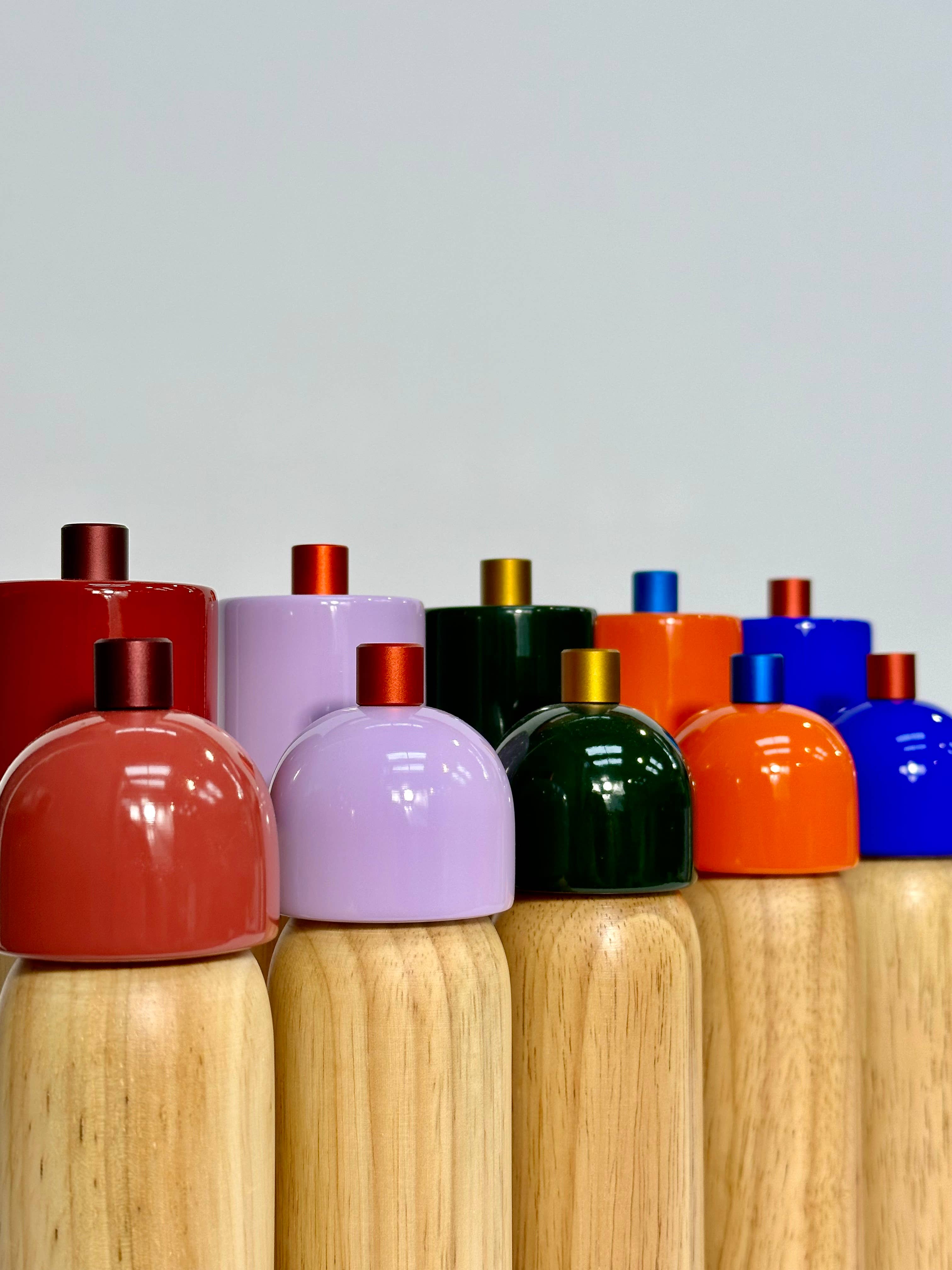 Salt & Pepper Grinder - Green & Gold: Large