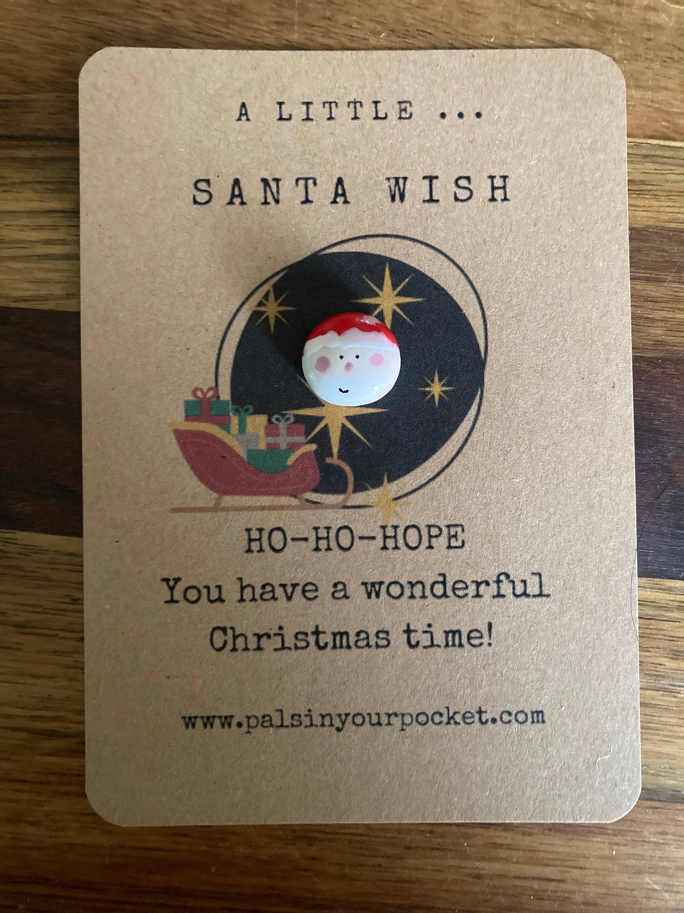 Santa Claus Pocket Pebble Christmas Stocking Filler