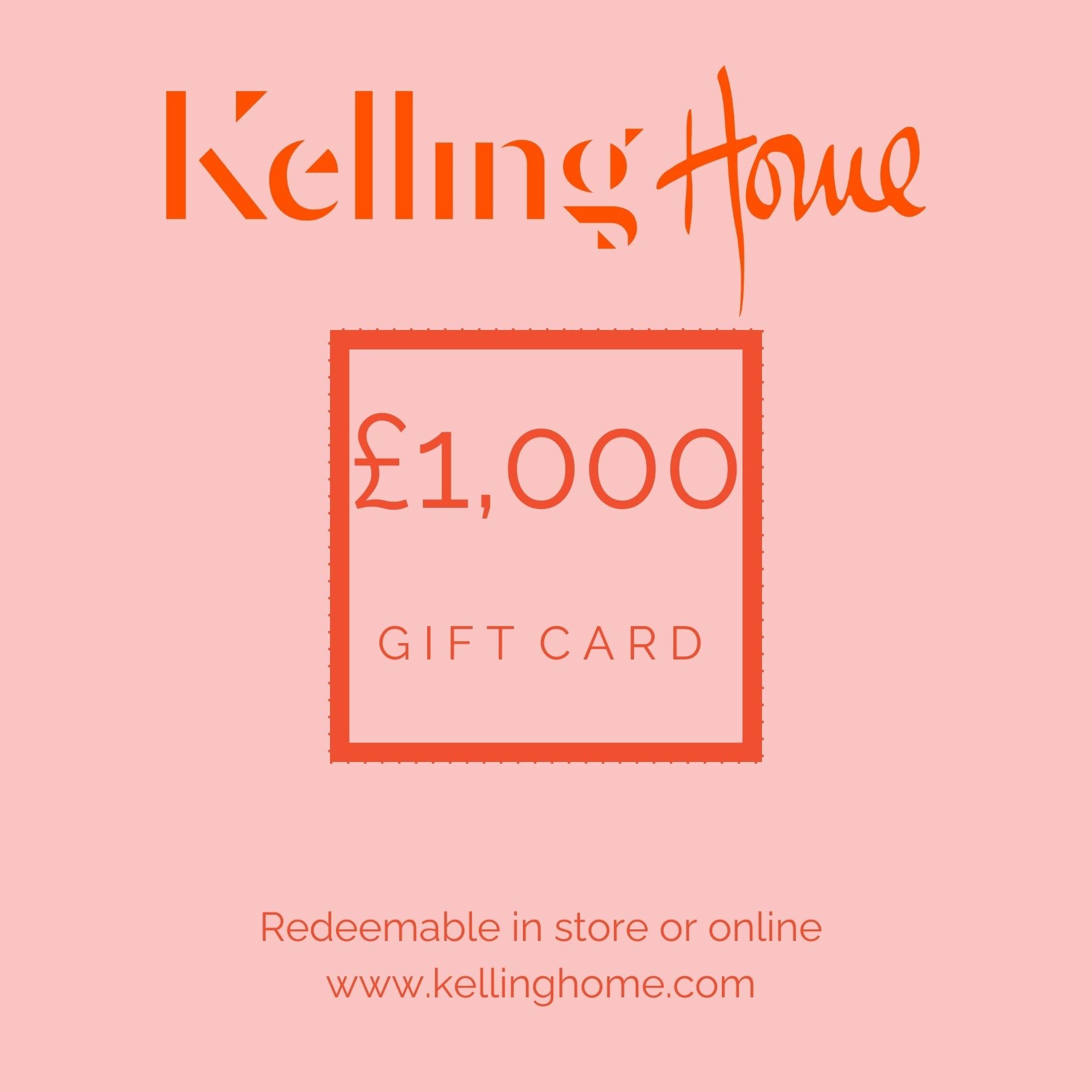 £1000 gift card