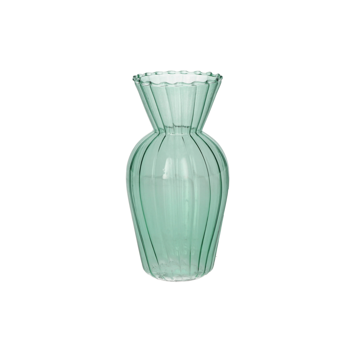 Vase Swirl Hemlock Green