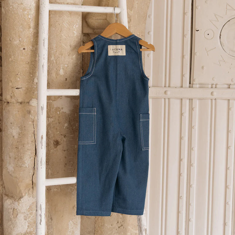 The Finn Recycled Denim Boilersuit