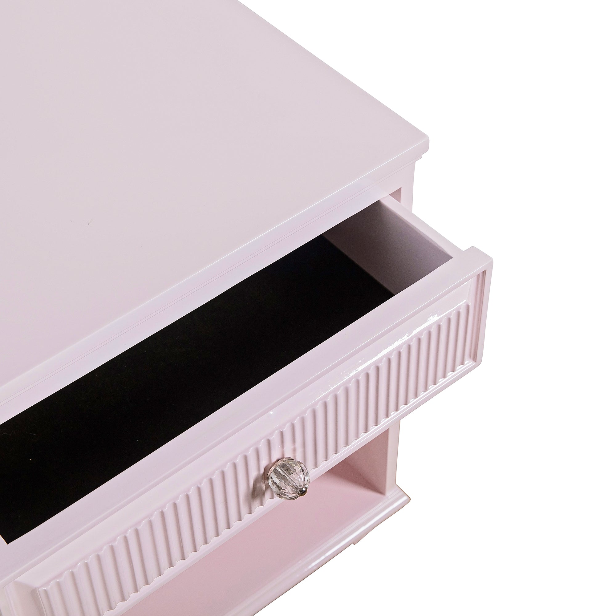 The Bonnie Bedside Cabinet – Blush Pink