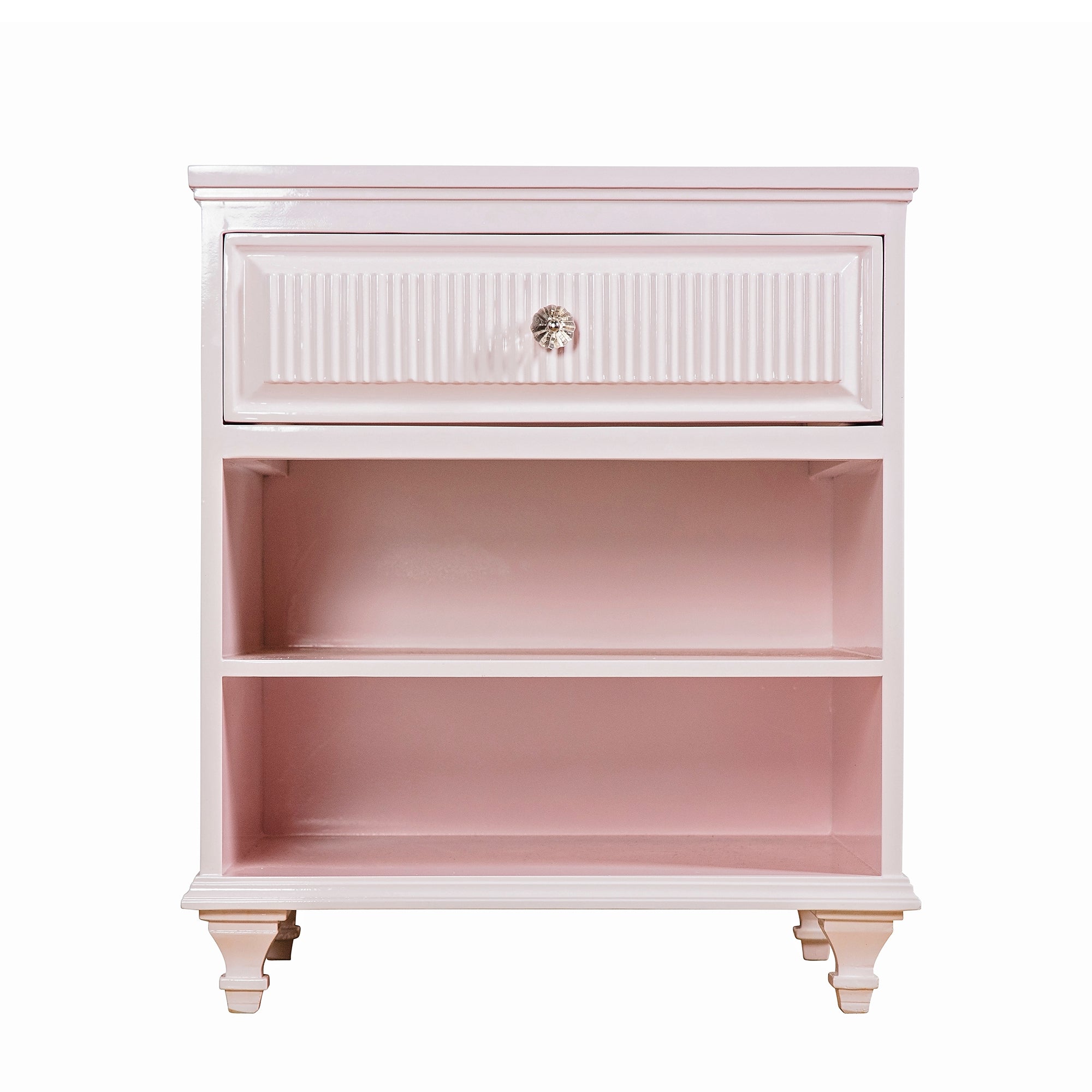 The Bonnie Bedside Cabinet – Blush Pink