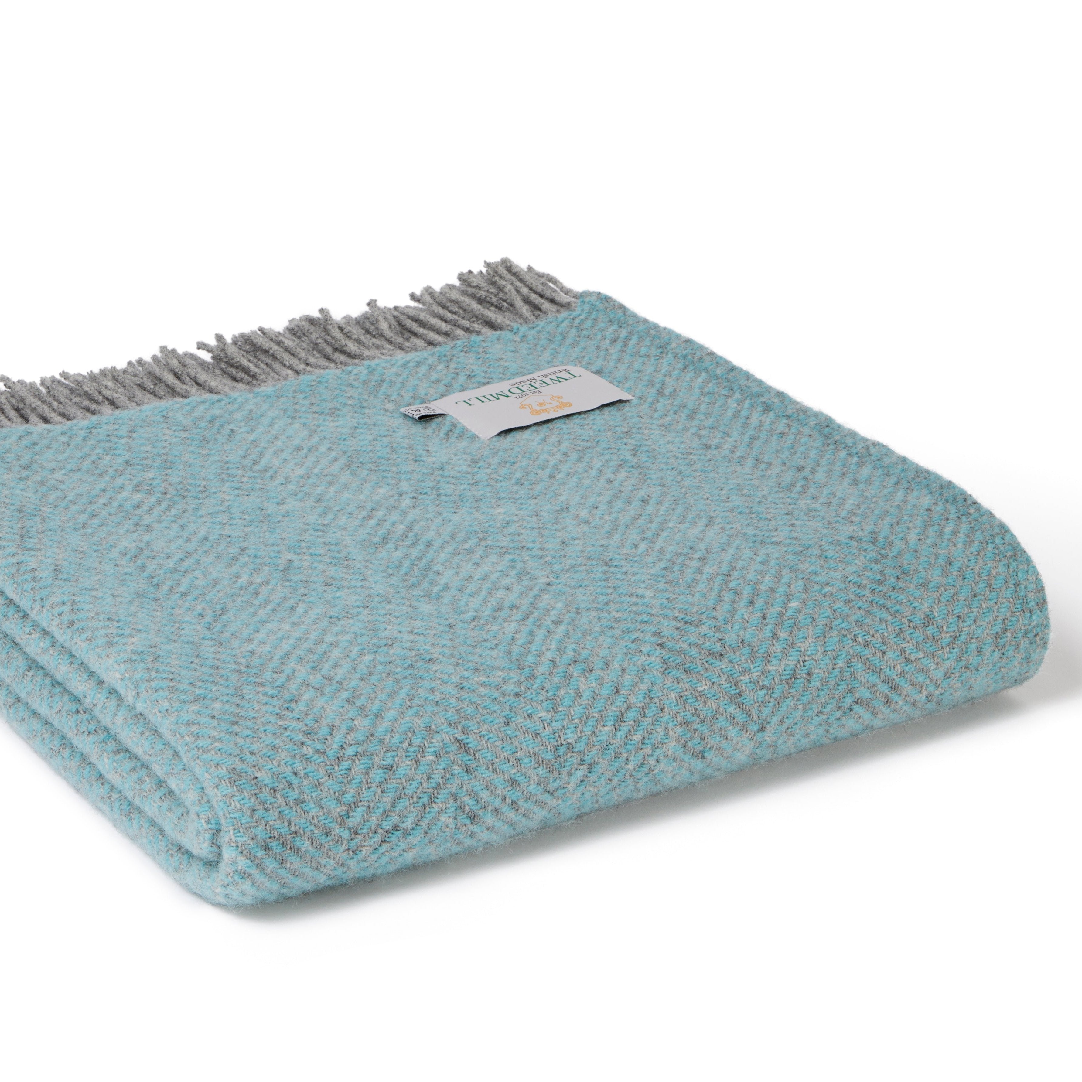 Spearmint/Grey Extra Large Beehive Throw