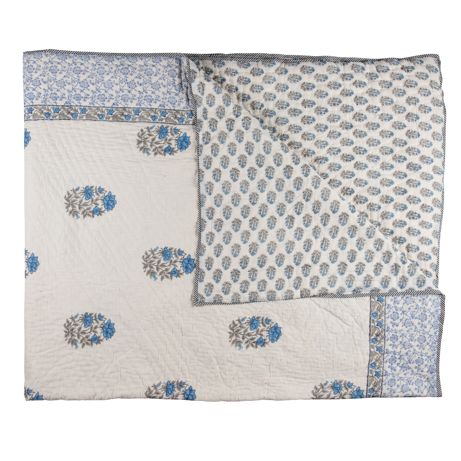 Bluebell Medallion Bedspread - Super King