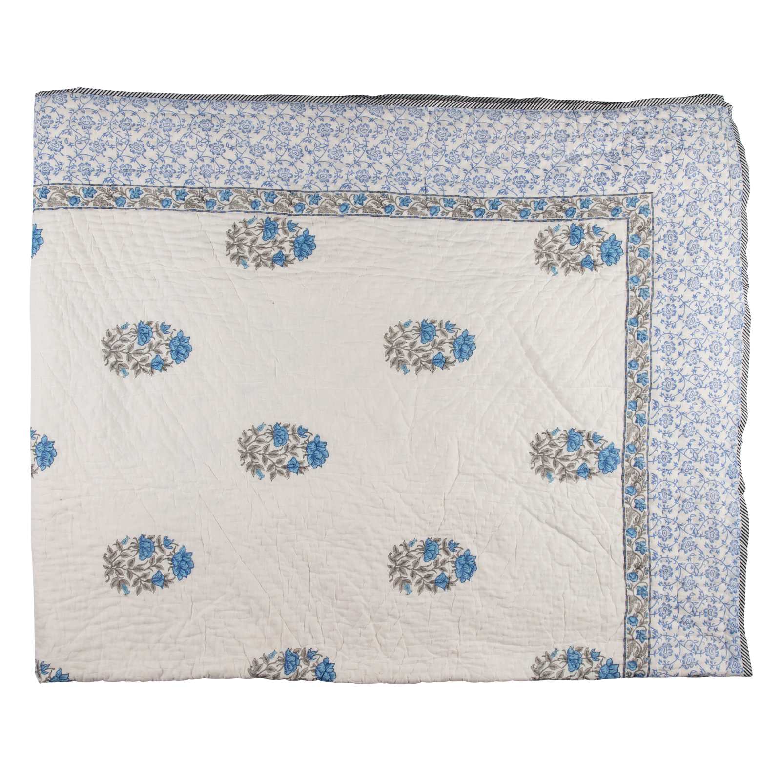 Bluebell Medallion Bedspread - Super King