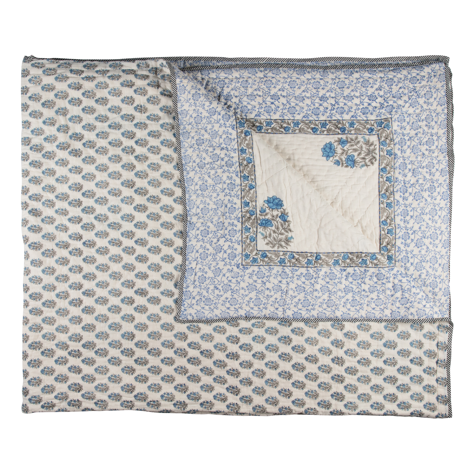 Bluebell Medallion Bedspread - Double Bedspread