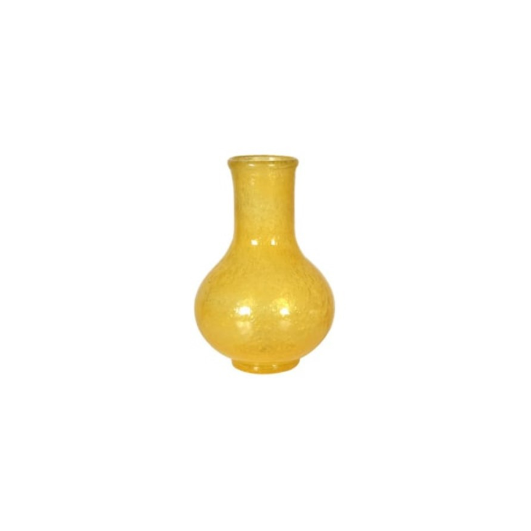 Smokey Yellow Bud Vase