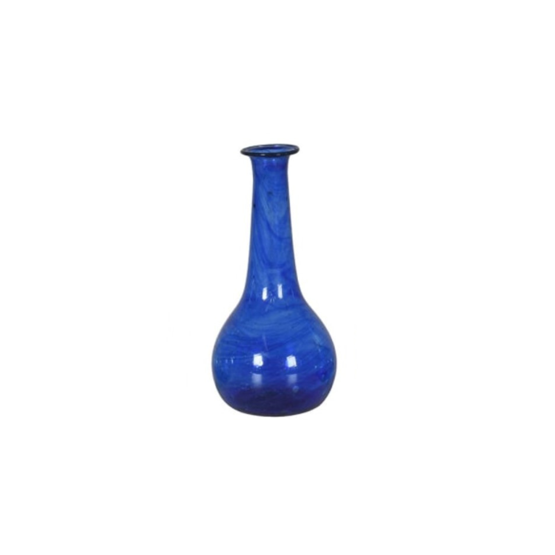Blue Tall Bud Vase