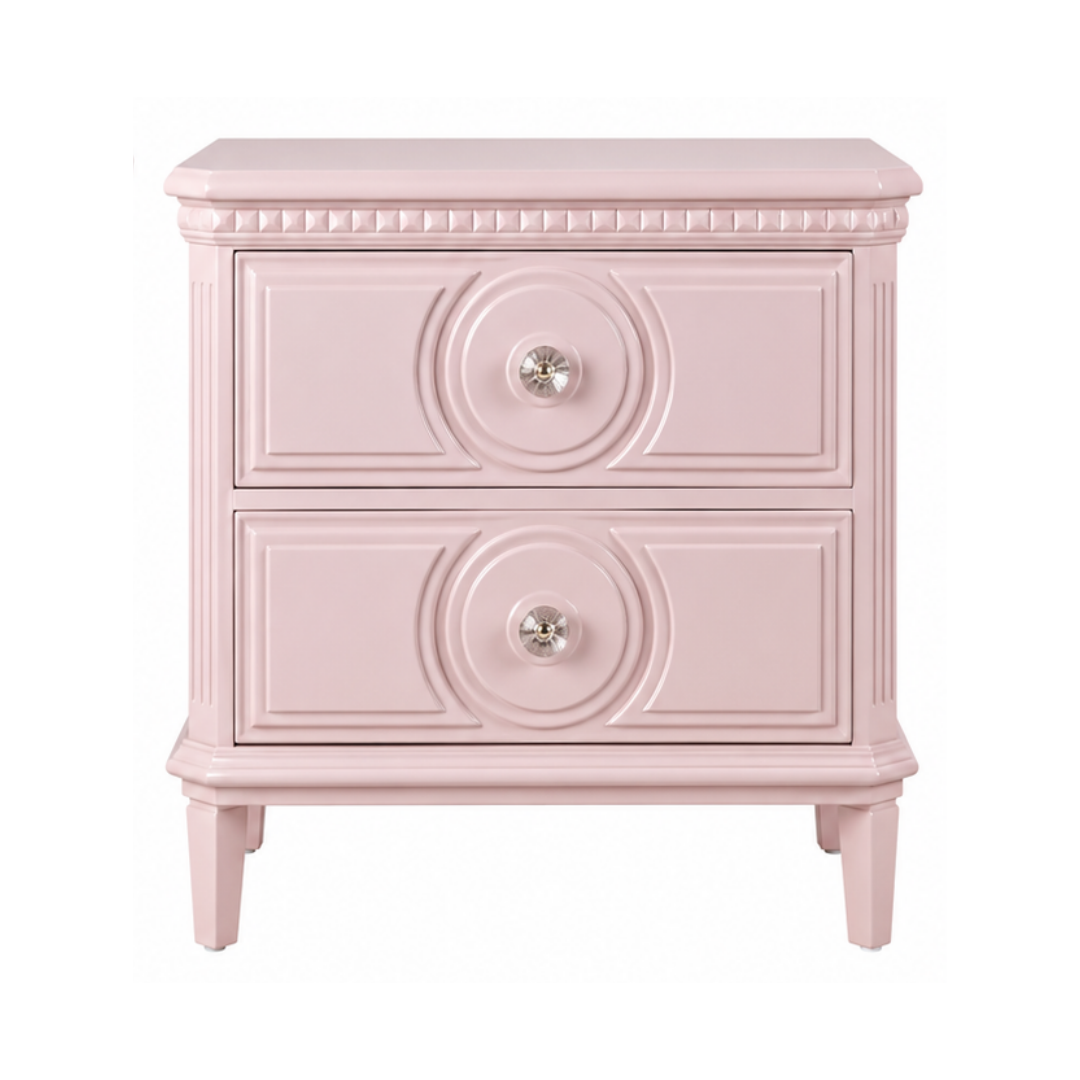 The Charlotte Chest of Drawers - Blush Pink