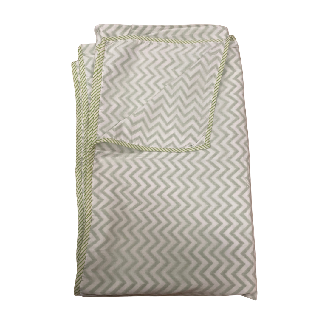 Dohar - Green Zig Zag - Double