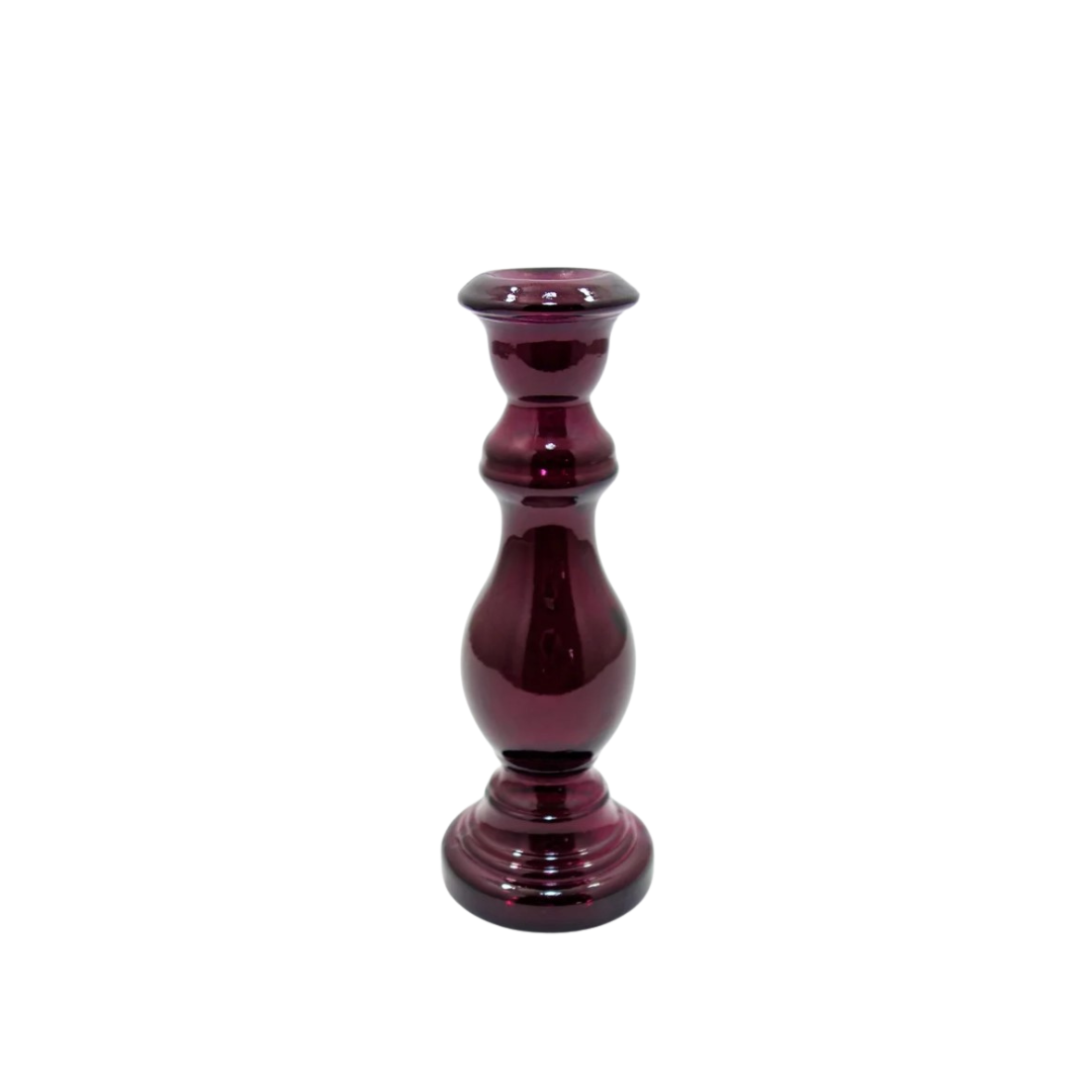 Glass Candlestick Collection - Various Colours