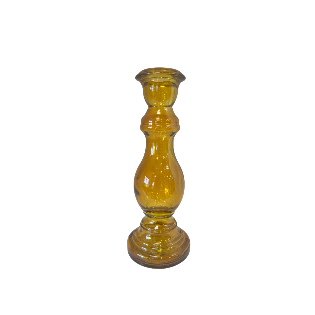 Glass Candlestick Collection - Various Colours