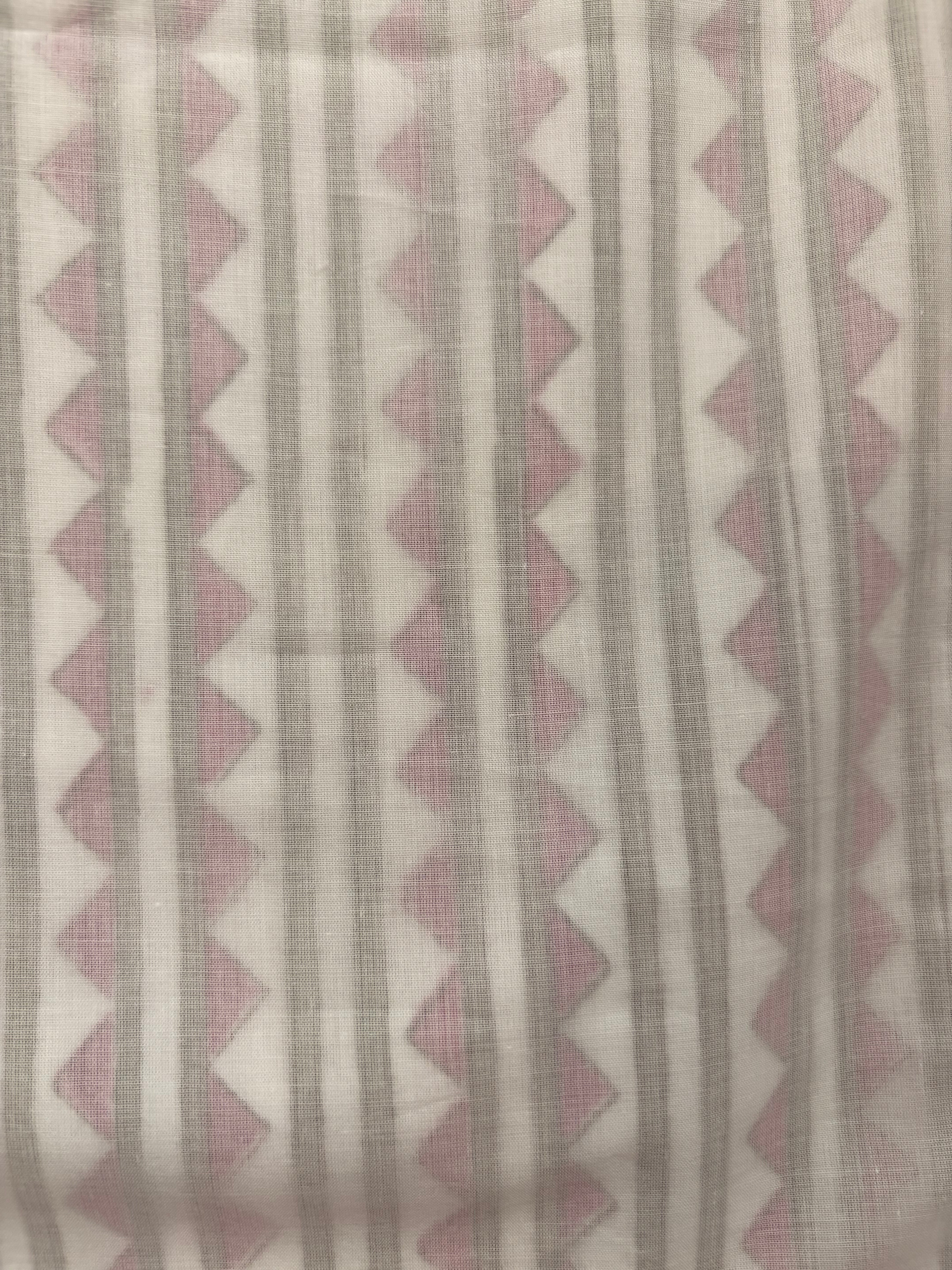 NEW IN | Dohar - Pink and Green Zig Zag - Double